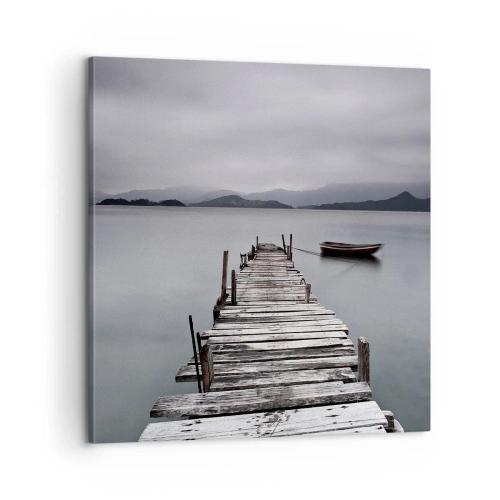 Impression sur toile - Image sur toile - Tu peux partir demain - 60x60 cm