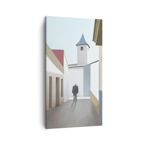 Impression sur toile - Image sur toile - Une promenade ensoleillée - 45x80 cm