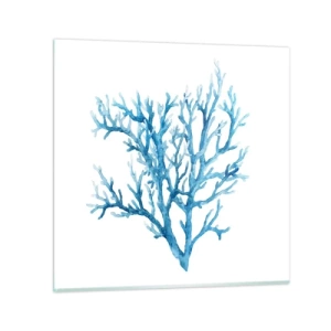 Impression sur verre - Image sur verre - Filigrane nautique - 70x70 cm