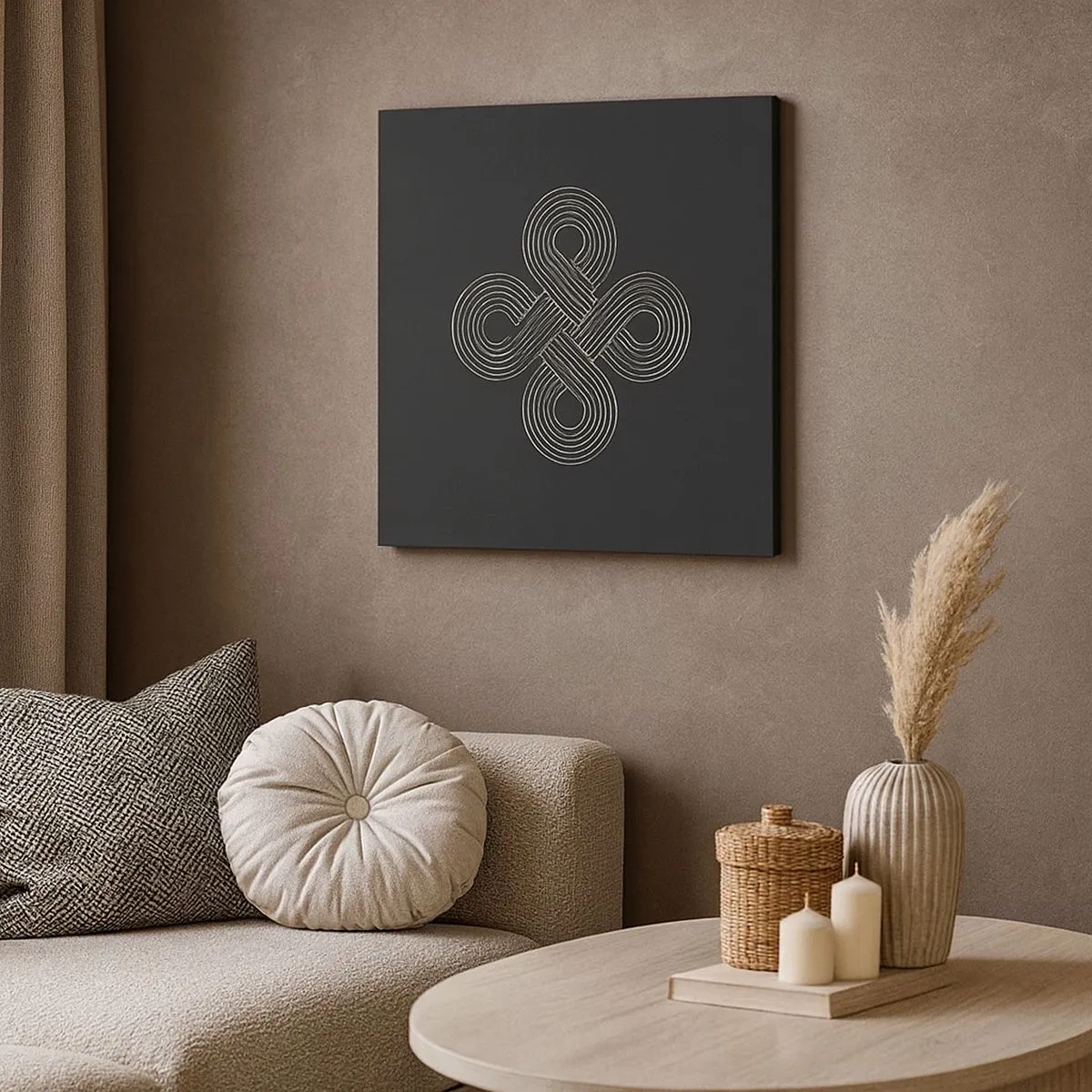 Impression sur toile - Image sur toile - Dans l'âme celtique - 30x30 cm