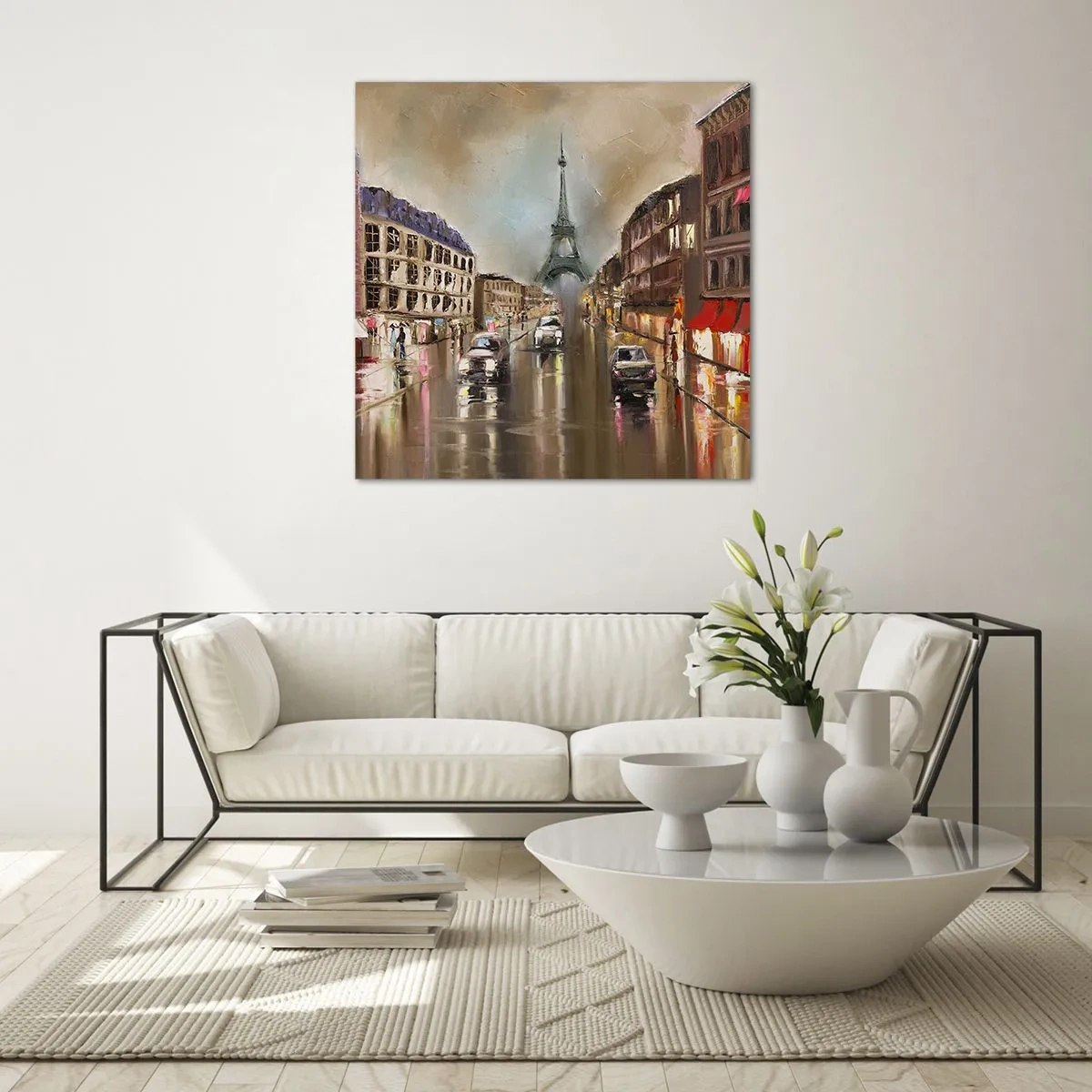 Impression sur verre - Image sur verre - Elle seule compte - 30x30 cm