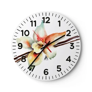 Horloge murale - Pendule murale - Douceur de couleur renversée - 30x30 cm