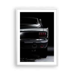 Affiche dans un cadre blanc - Poster - Le charme du classique - 50x70 cm