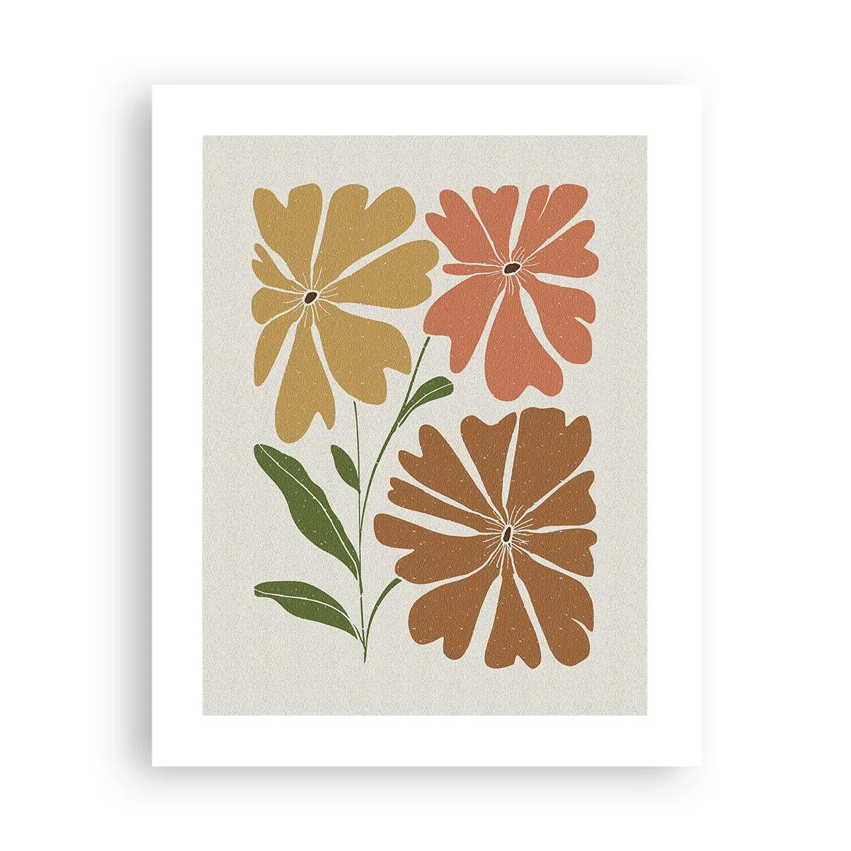 Affiche - Poster - Nature et géométrie - 40x50 cm