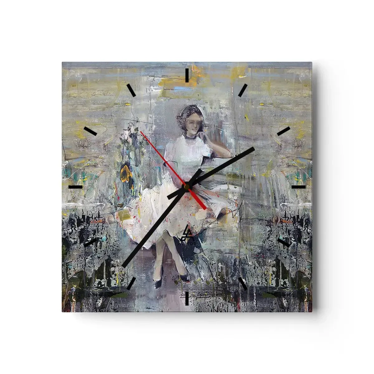 Horloge murale - Pendule murale - Classique et moderne - 40x40 cm
