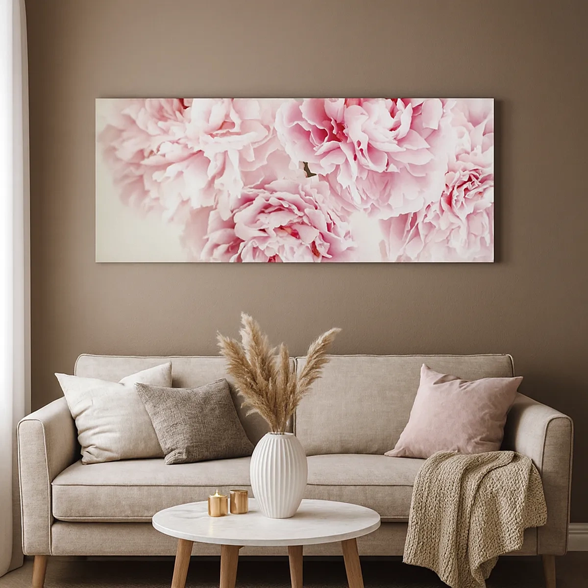 Impression sur toile - Image sur toile - En glamour rose - 30x30 cm