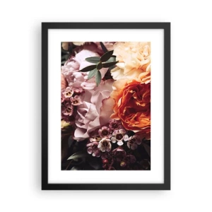 Affiche dans un cadre noir - Poster - Enveloppé de beauté - 30x40 cm