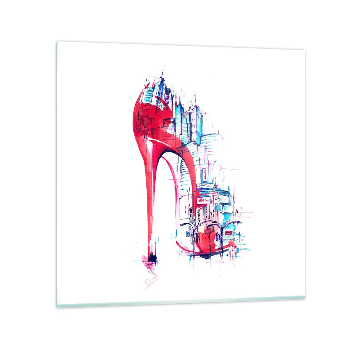 Impression sur verre - Image sur verre - L'élégance des grandes villes - 60x60 cm