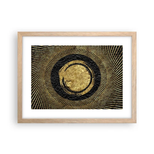 Affiche dans un chêne clair - Poster - Composition glamour - 40x30 cm