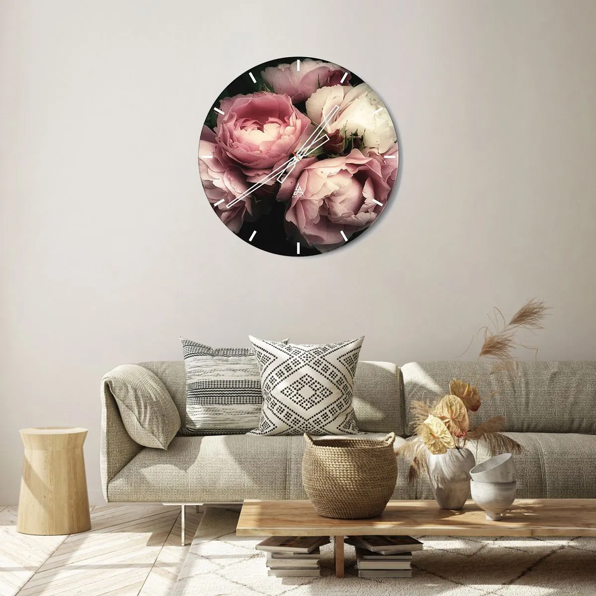 Horloge murale - Pendule murale - Le charme de la belle époque - 40x40 cm