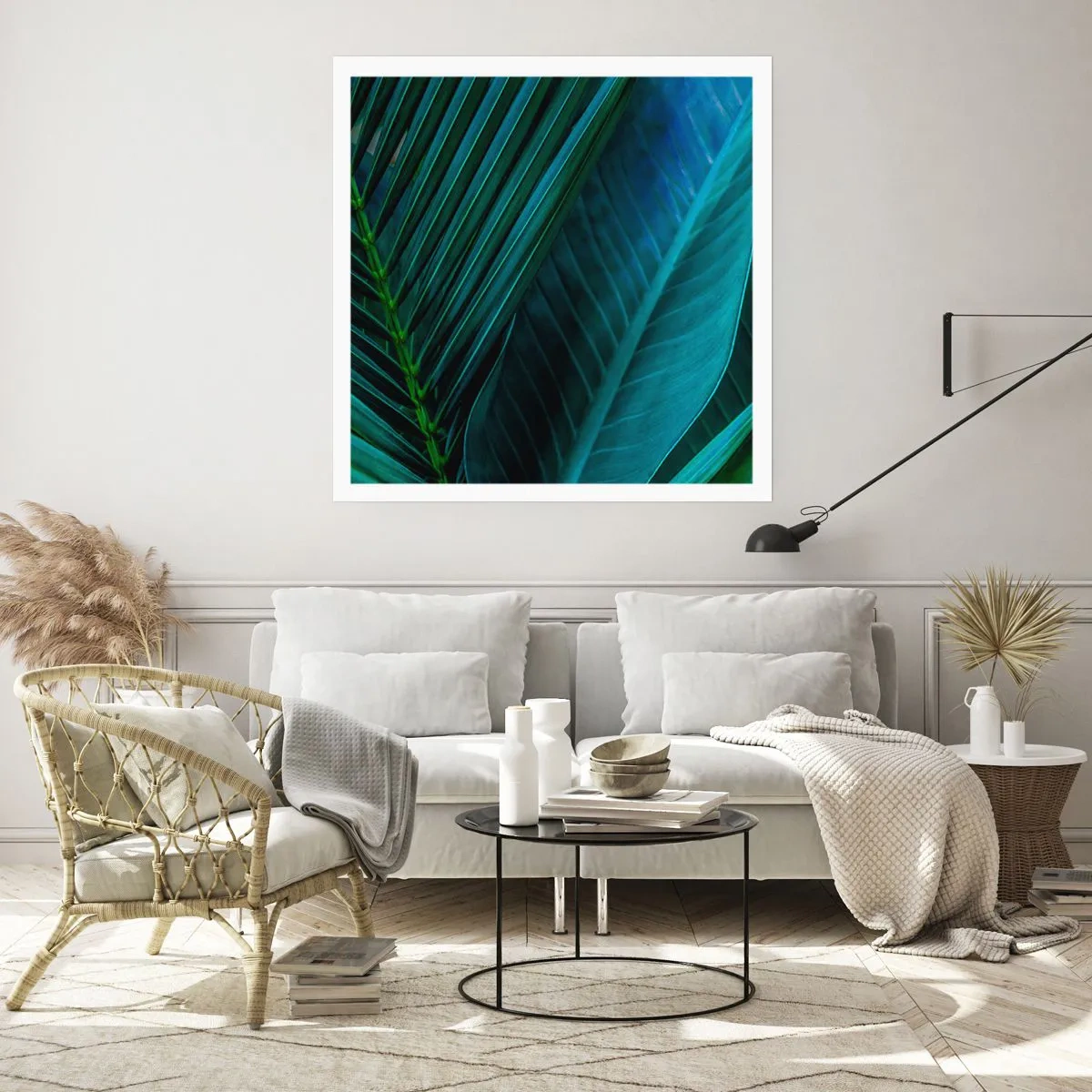 Affiche - Poster - L'anatomie du vert - 40x40 cm