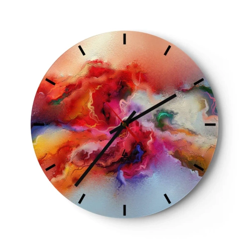 Horloge murale - Pendule murale - Comment attraper des rêves - fumée - 40x40 cm