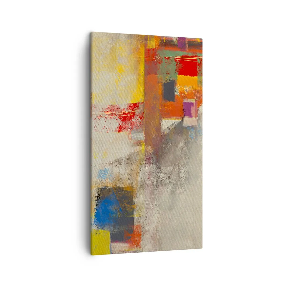 Impression sur toile - Image sur toile - Géométrie des couleurs - 45x80 cm