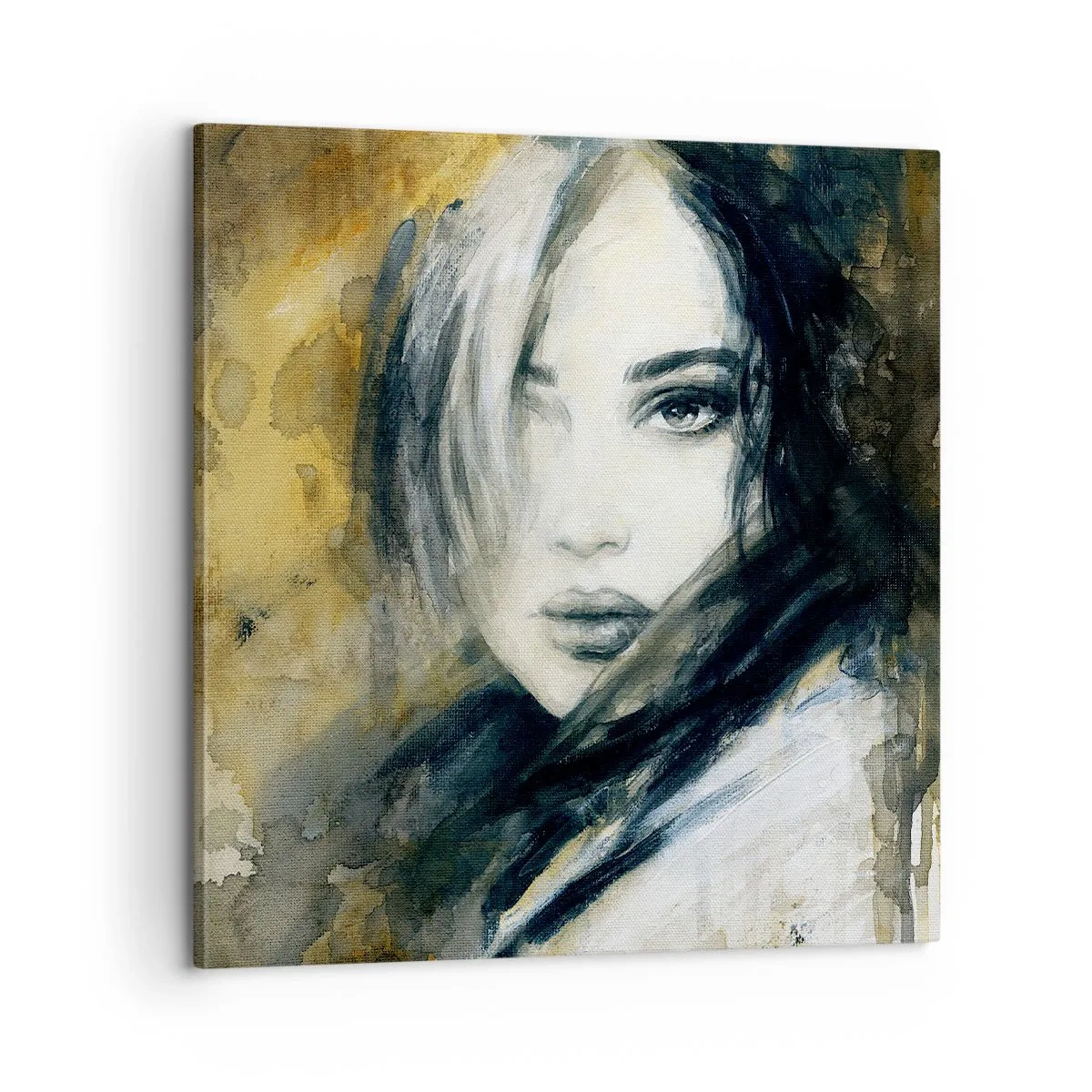 Impression sur toile - Image sur toile - plutôt innocente ou sensuelle ? - 60x60 cm