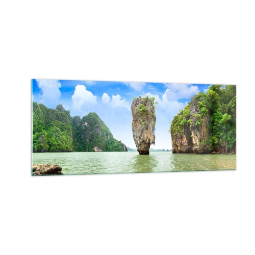 Impression sur verre - Image sur verre - Merveilles rocheuses de la nature - 100x40 cm