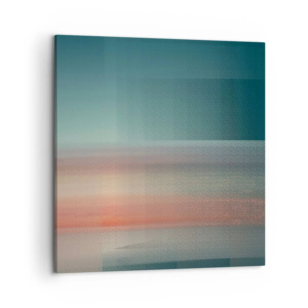 Impression sur toile - Image sur toile - Résumé : vagues de lumière - 50x50 cm