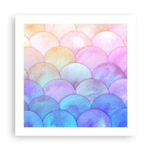 Affiche - Poster - Écailles de perles - 50x50 cm