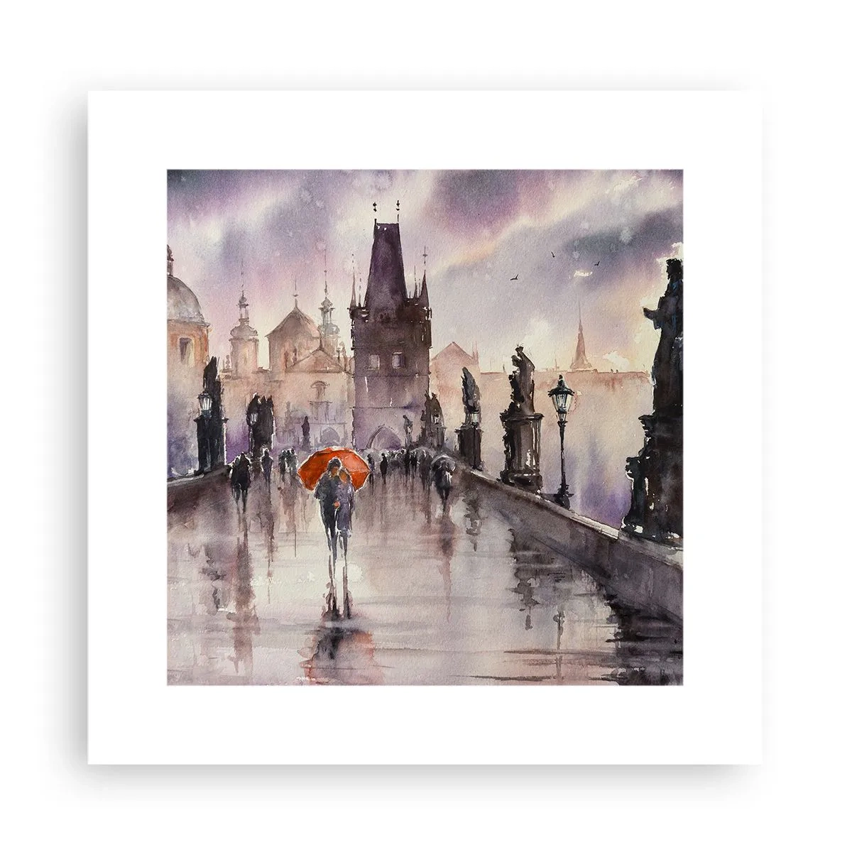 Affiche - Poster - Les gens ne changent pas - 30x30 cm