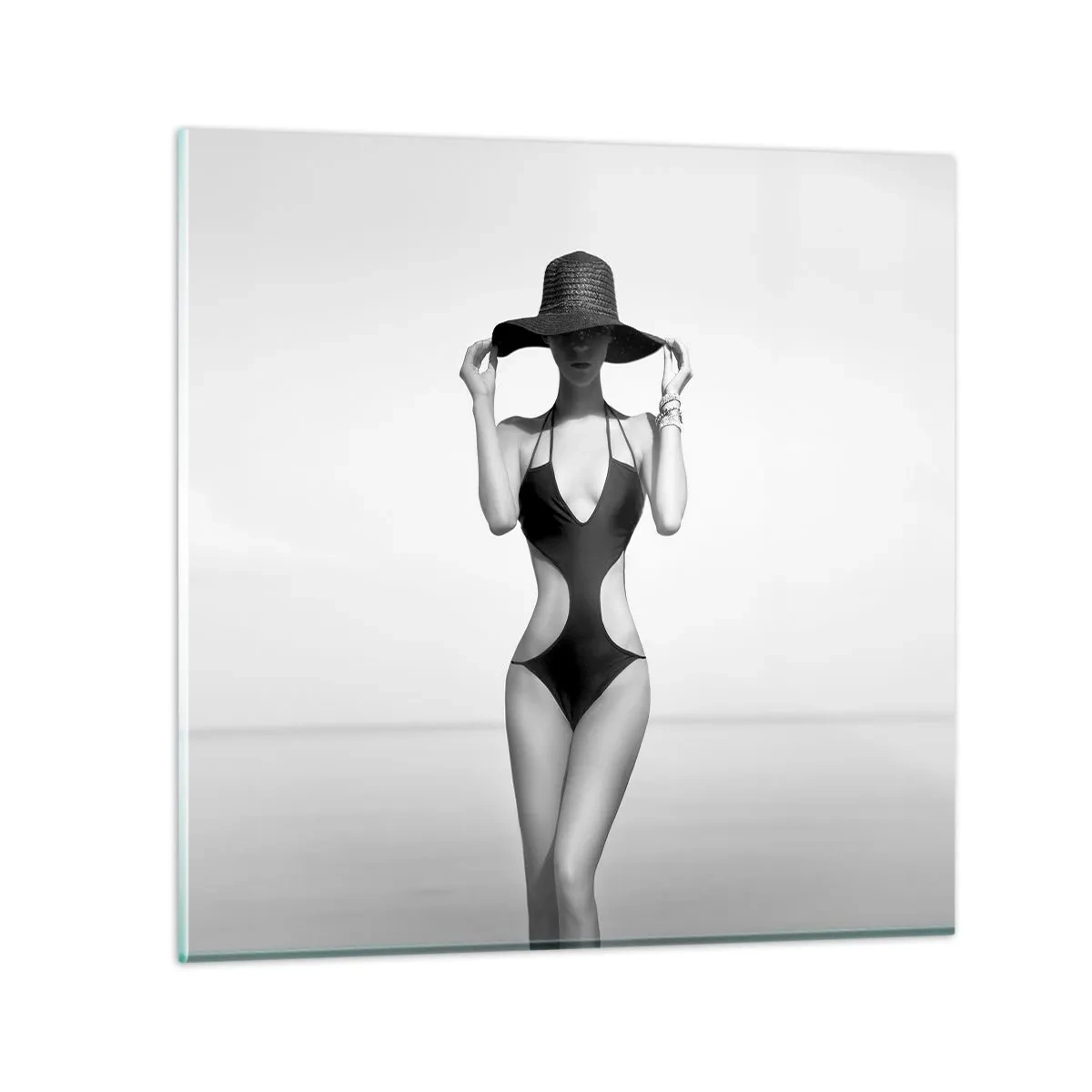 Impression sur verre - Image sur verre - Mon prénom? Élégance - 40x40 cm