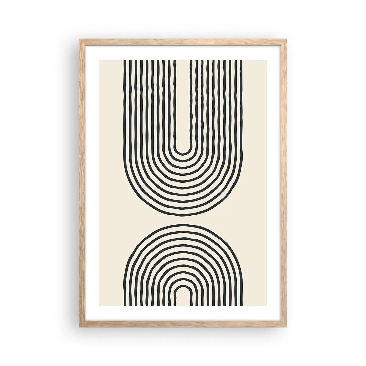 Affiche dans un chêne clair - Poster - Dans un instant... - 50x70 cm