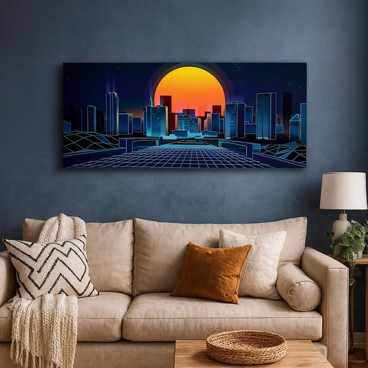 Impression sur toile - Image sur toile - Vous voulez toujours passer au réel ? - 30x30 cm