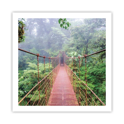 Affiche - Poster - Suspendu sur les couronnes - 60x60 cm