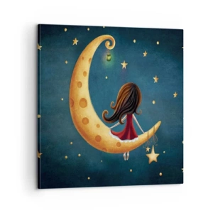 Impression sur toile - Image sur toile - Il était une fois... - 60x60 cm