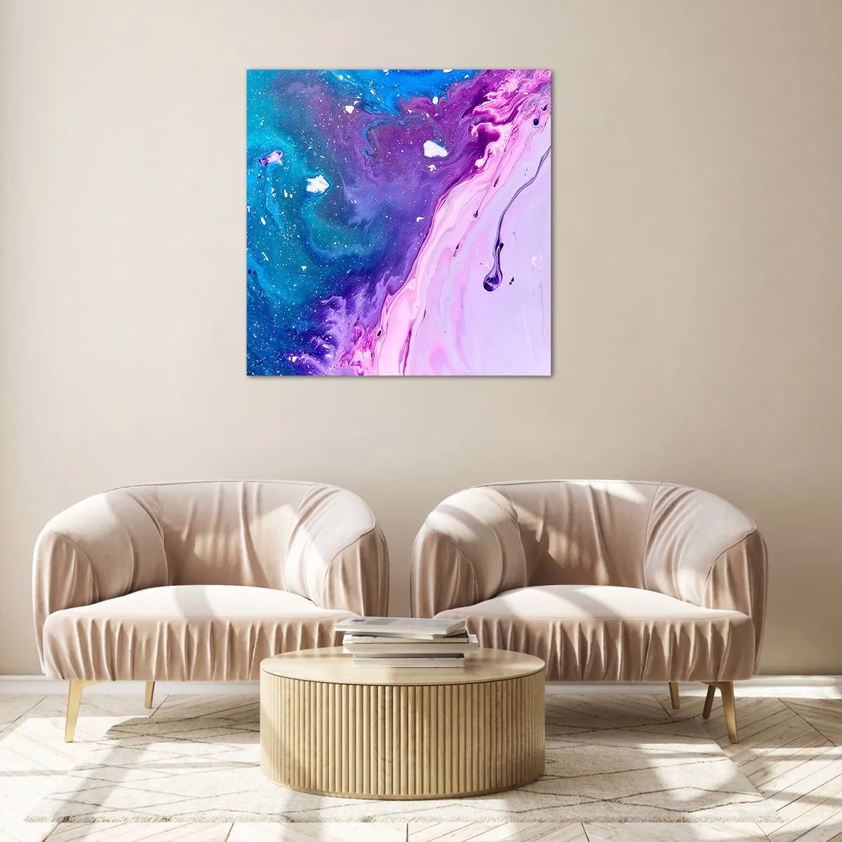 Impression sur verre - Image sur verre - Yin et yang - 50x50 cm