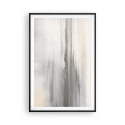 Affiche dans un cadre noir - Poster - Distance réfléchie - 61x91 cm