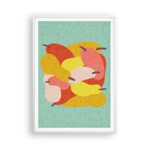 Affiche dans un cadre blanc - Poster - Essayez le soleil d'été - 70x100 cm