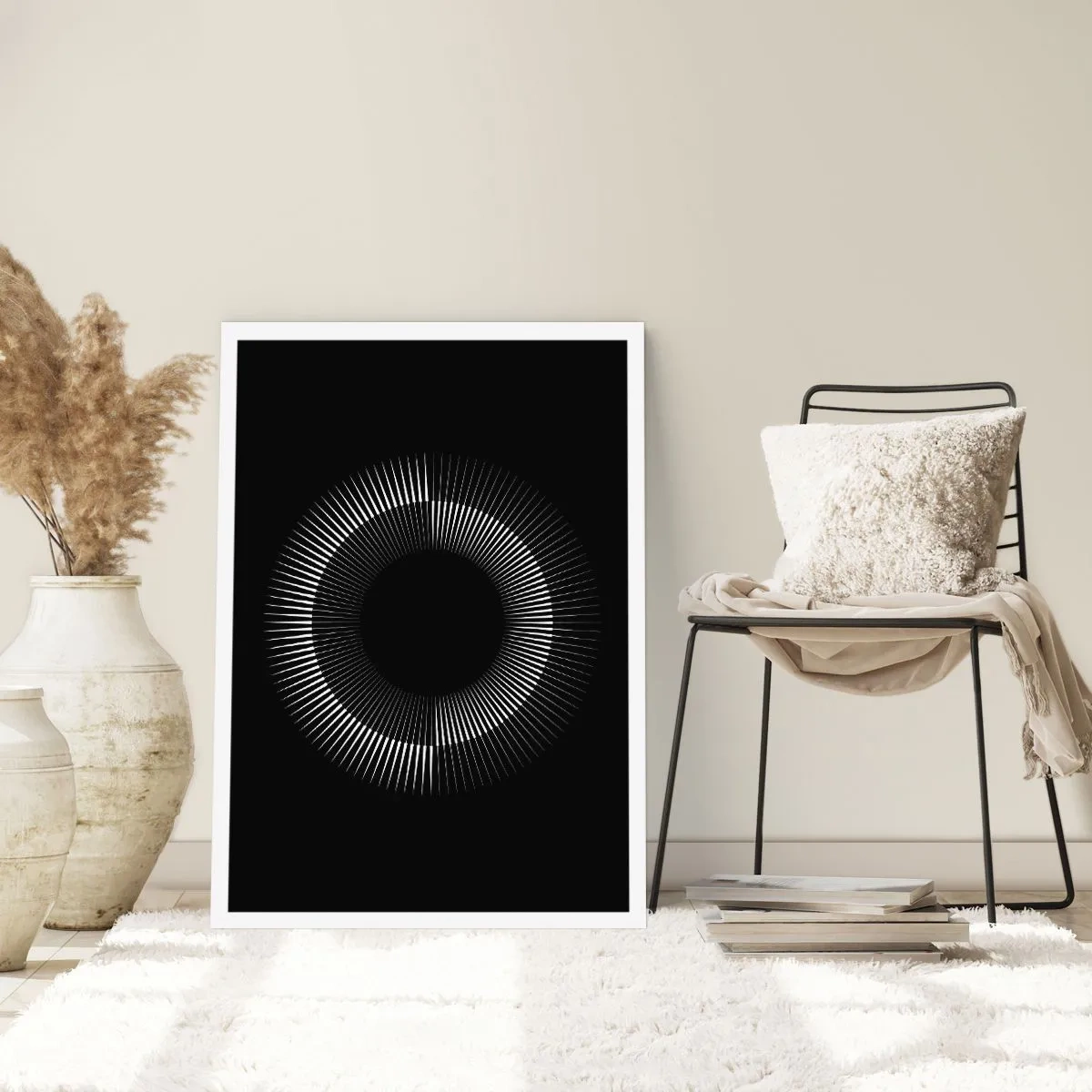 Affiche - Poster - Soleil noir - 30x40 cm