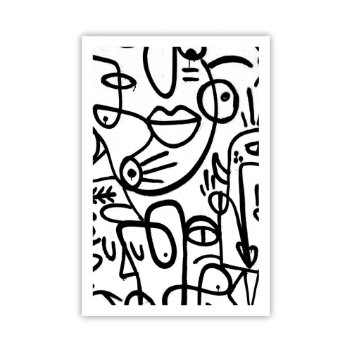 Affiche - Poster - Visages et mirages - 61x91 cm