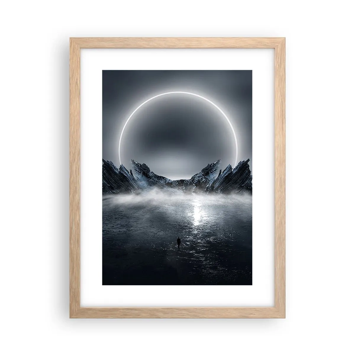 Affiche dans un chêne clair - Poster - La fin de l'histoire - 30x40 cm