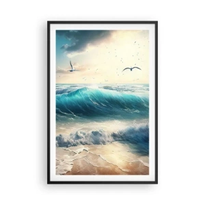 Affiche dans un cadre noir - Poster - Ça bourdonne seulement pour toi - 61x91 cm