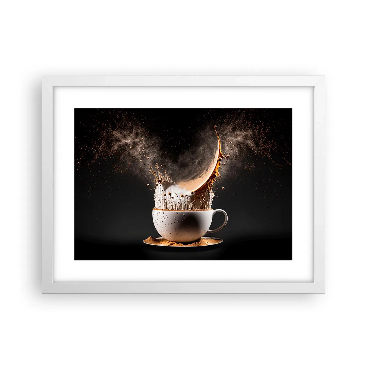 Affiche dans un cadre blanc - Poster - Une explosion de saveur - 40x30 cm