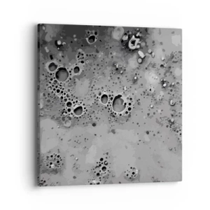 Impression sur toile - Image sur toile - Comme un paysage lunaire - 40x40 cm