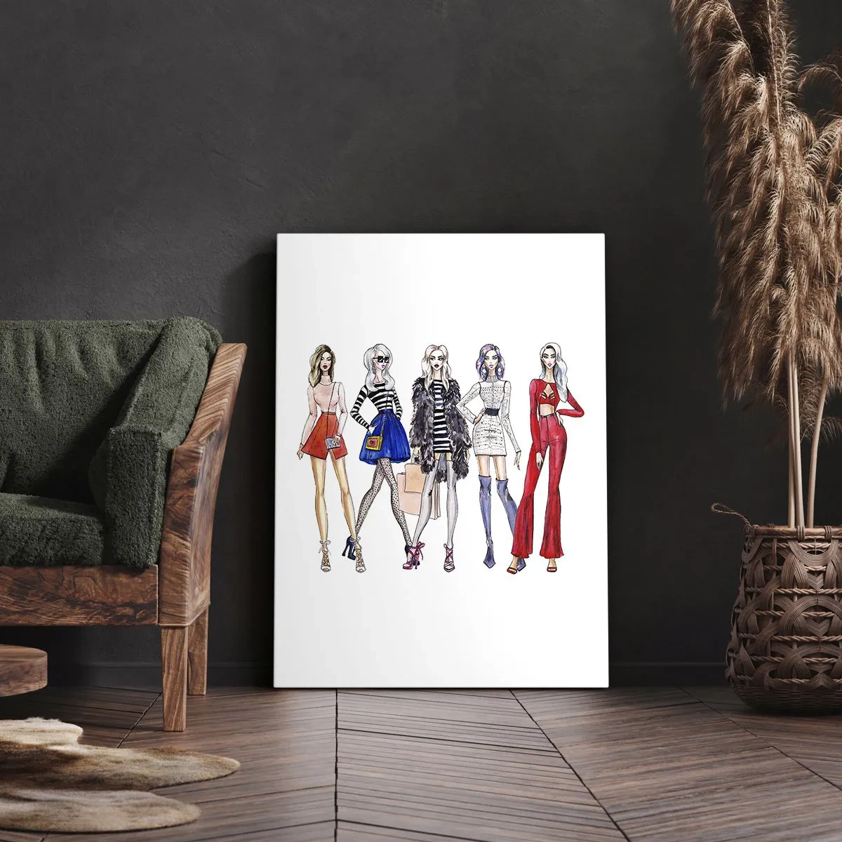 Impression sur toile - Image sur toile - Every week Fashion Week - 45x80 cm