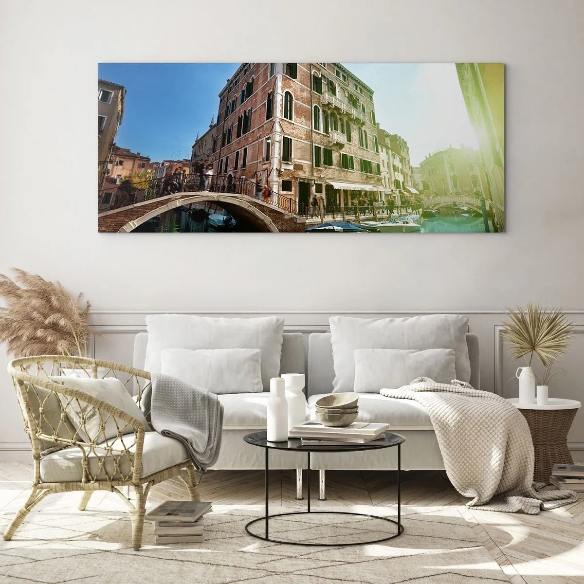 Impression sur verre - Image sur verre - Venise - Amore Moi - 100x40 cm
