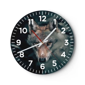 Horloge murale - Pendule murale - Chasseur - 30x30 cm