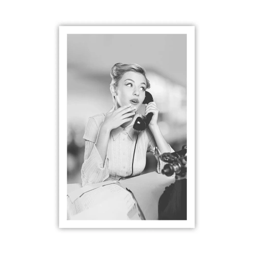 Affiche - Poster - Hello! Ici les années 50 - 61x91 cm