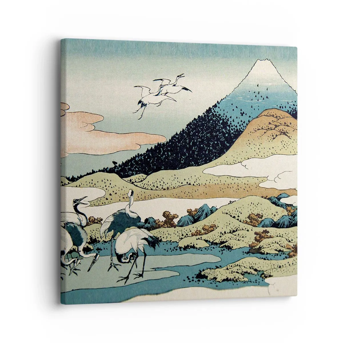 Impression sur toile - Image sur toile - Avec une âme japonnaise - 30x30 cm