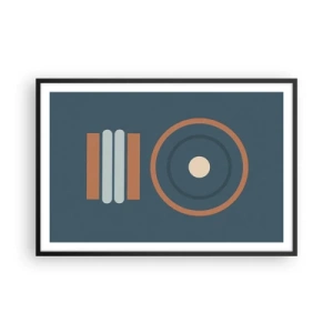 Affiche dans un cadre noir - Poster - Essence des choses - 91x61 cm