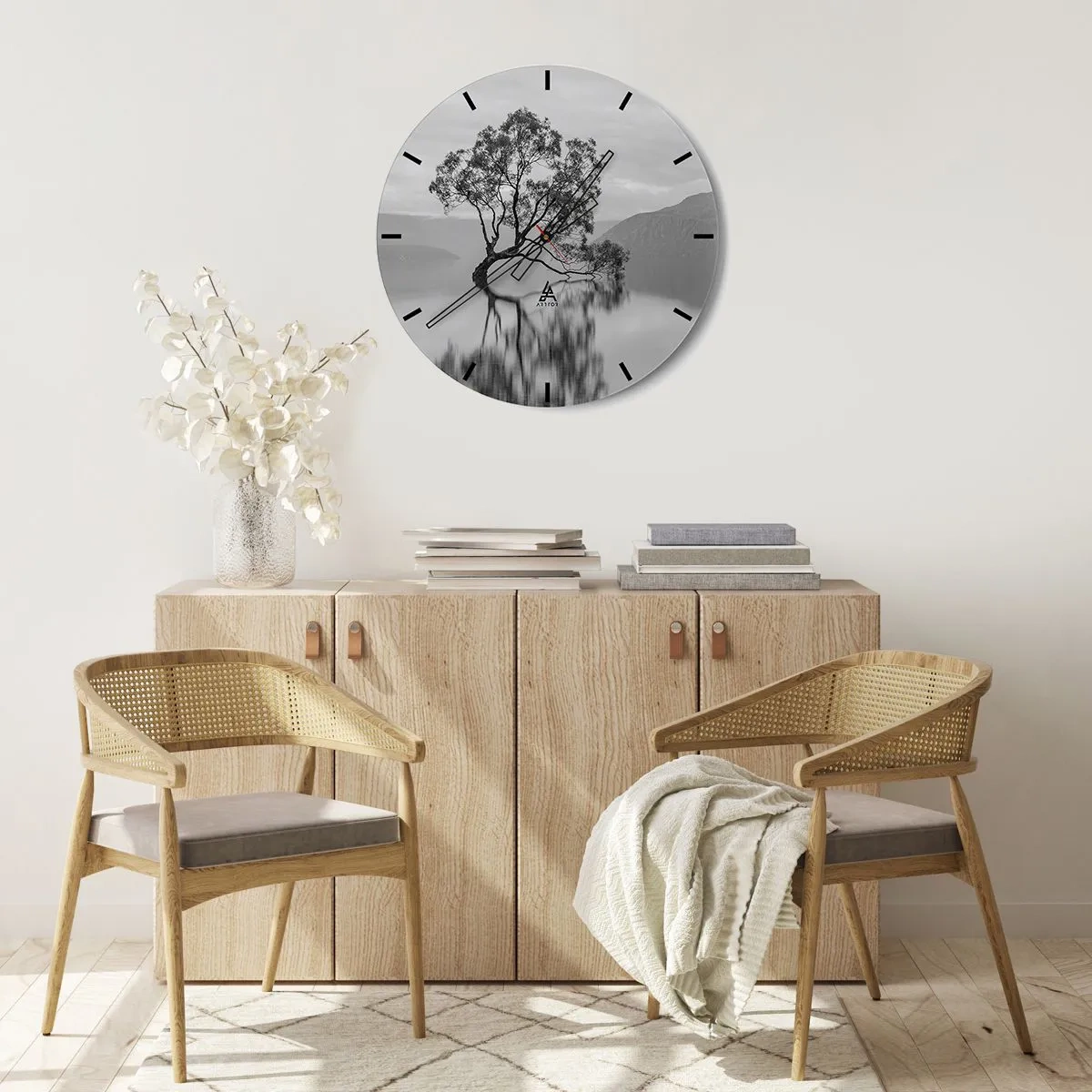 Horloge murale - Pendule murale - Un tel pays existe - 30x30 cm