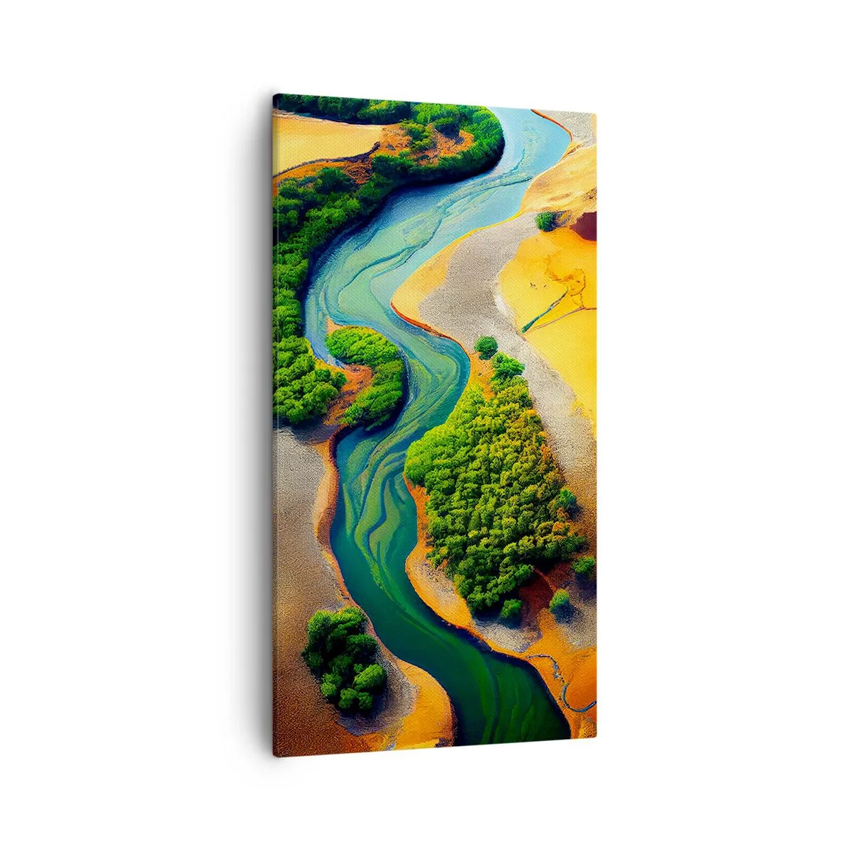 Impression sur toile - Image sur toile - Rivière vivifiante - 55x100 cm