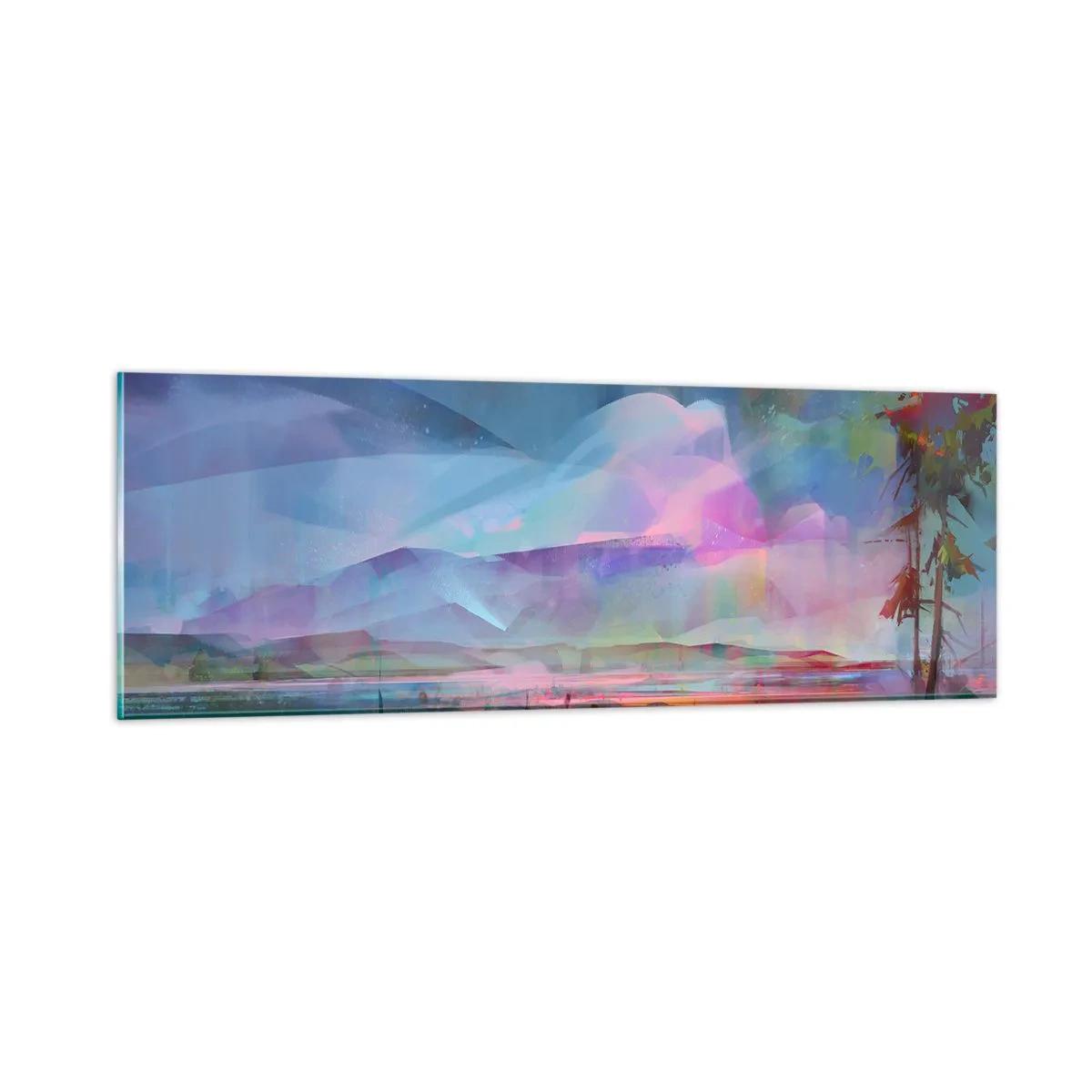 Impression sur verre - Image sur verre - Sous un ciel bienveillant - 90x30 cm