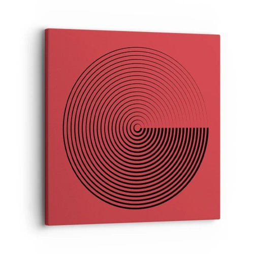 Impression sur toile - Image sur toile - Mouvement circulaire - 30x30 cm