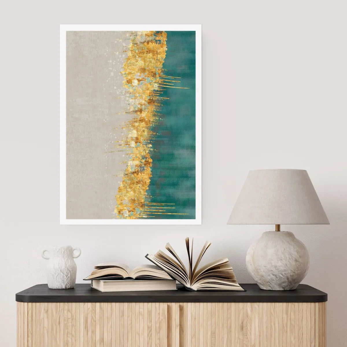 Affiche - Poster - La frontière dorée - 40x50 cm