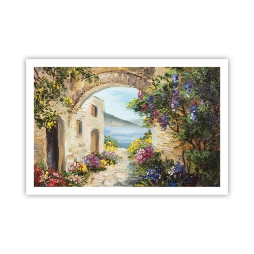 Affiche - Poster - Le charme d'une province côtière - 91x61 cm