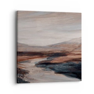 Impression sur toile - Image sur toile - Une vallée tranquille - 40x40 cm