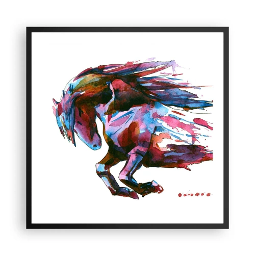 Affiche dans un cadre noir - Poster - Dans le ravissement - 60x60 cm